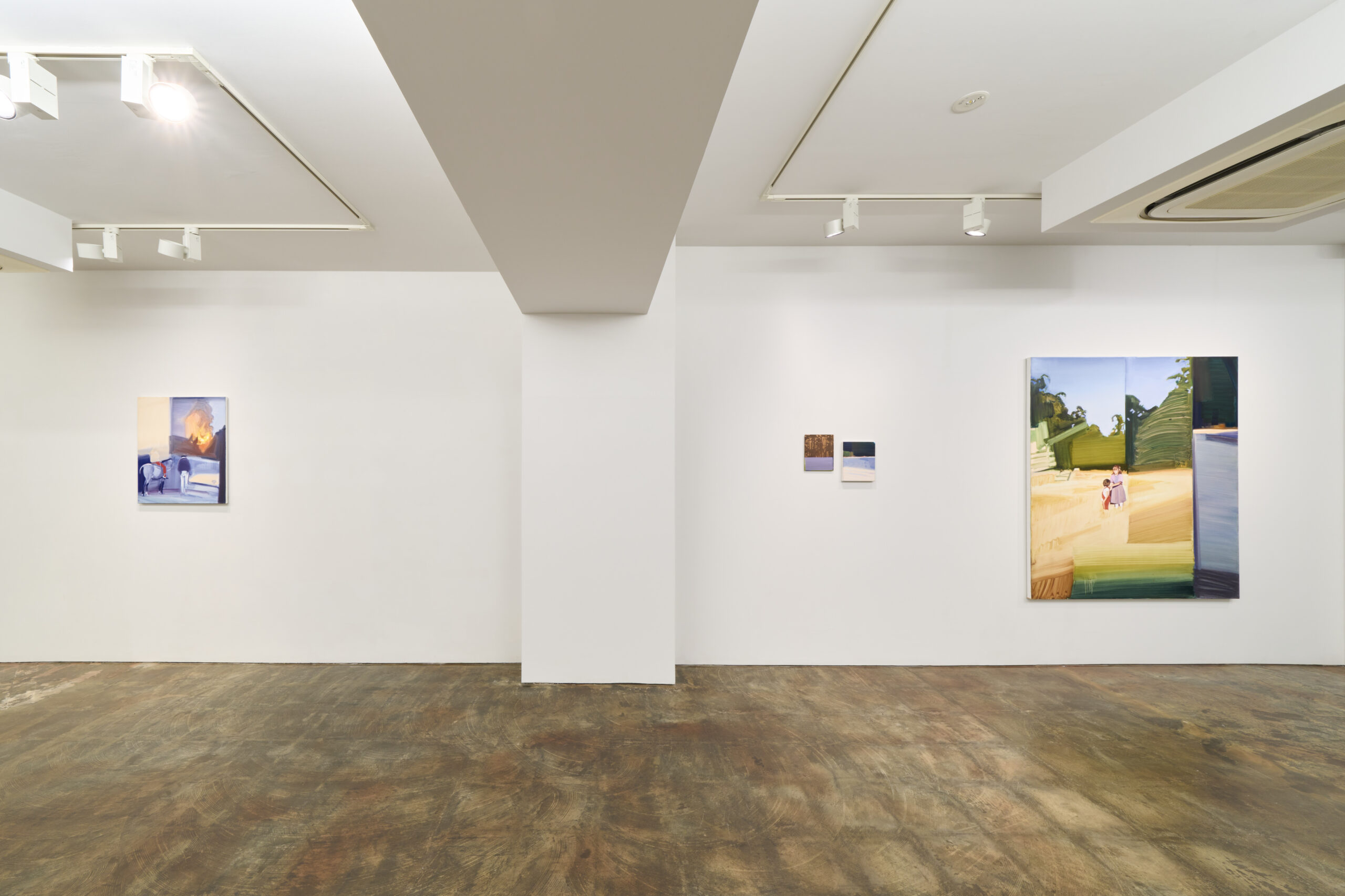 View of "Geographies of Love" at Gallery 38, Tokyo, 2024. Photo: Osamu SAKAMOTO.