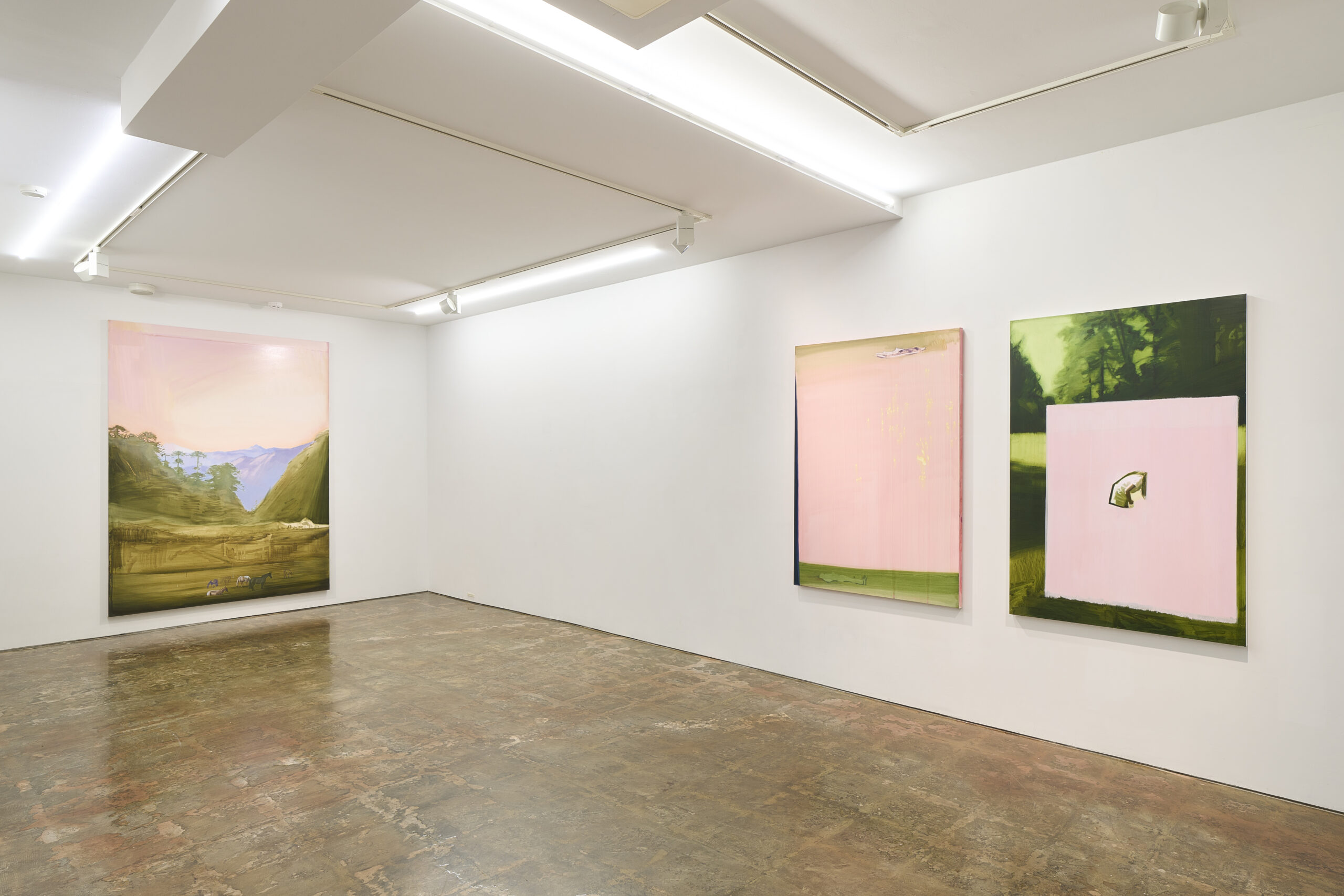 View of "Geographies of Love" at Gallery 38, Tokyo, 2024. Photo: Osamu SAKAMOTO.