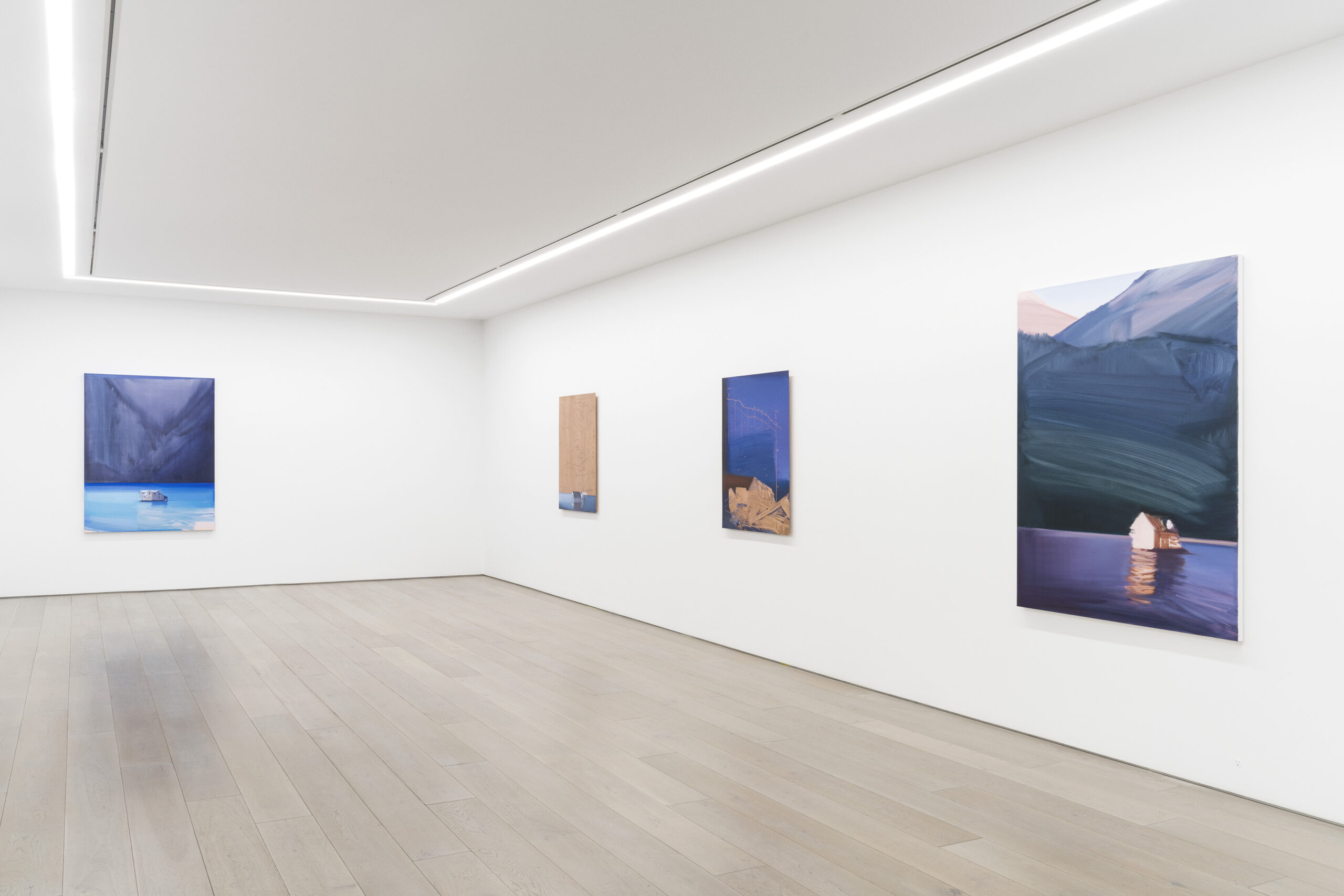 View of "Imaginary Country" at Perrotin, New York, 2025. Photo: Guillaume Ziccarelli.