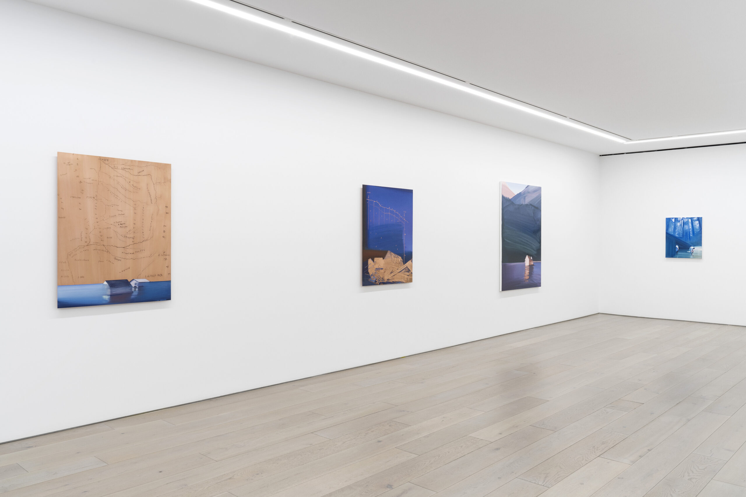 View of "Imaginary Country" at Perrotin, New York, 2025. Photo: Guillaume Ziccarelli.