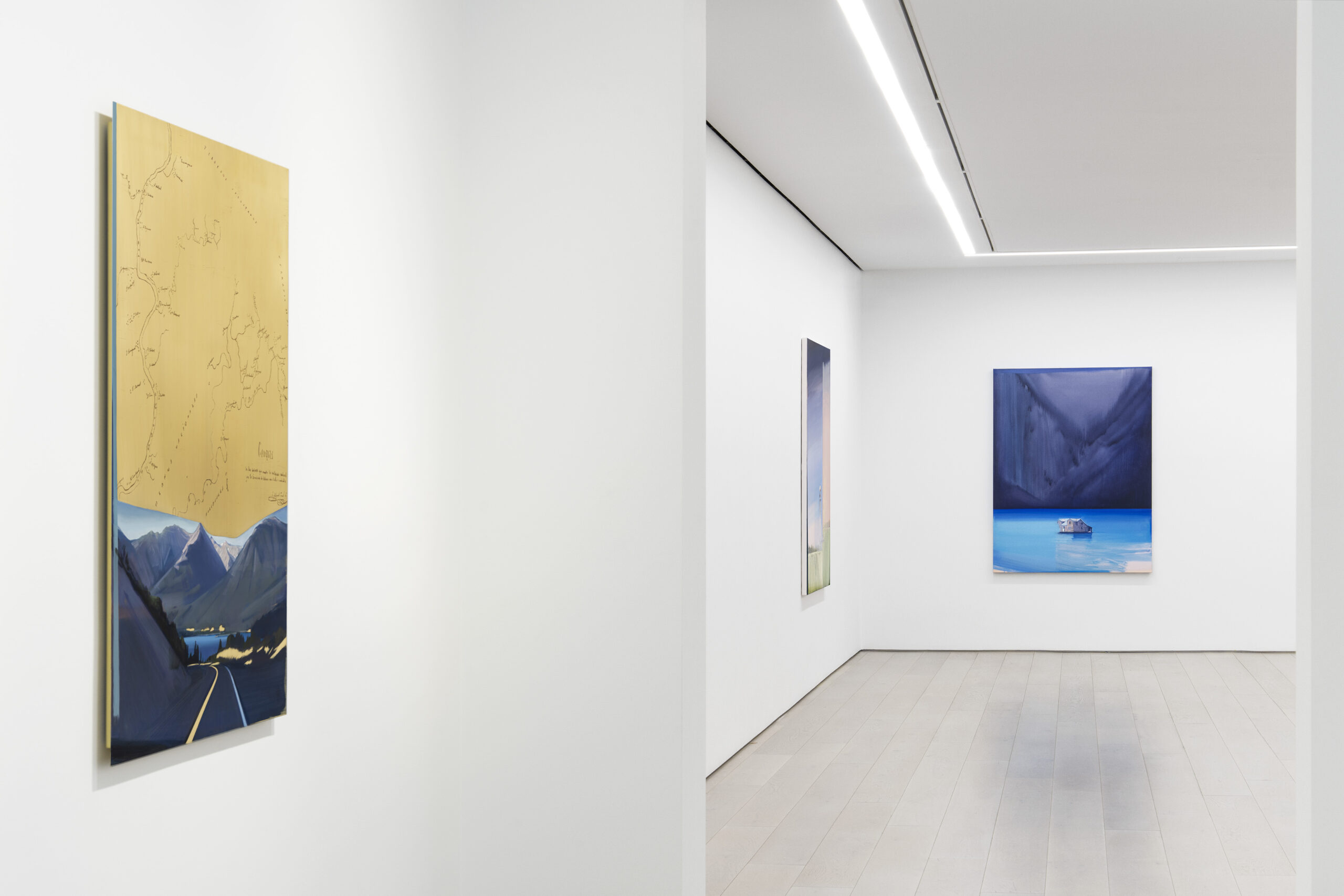 View of "Imaginary Country" at Perrotin, New York, 2025. Photo: Guillaume Ziccarelli.